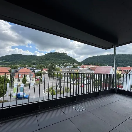 Penthouse Mit Weitblick Heubach 아파트 Heubach (Baden-Wurttemberg)