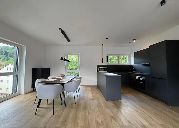 Penthouse Mit Weitblick Heubach Apartman Heubach (Baden-Wurttemberg)